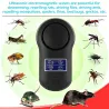 Mosquito / pest ultrasonic repeller - electromagnetic waves - wall plugInsect control