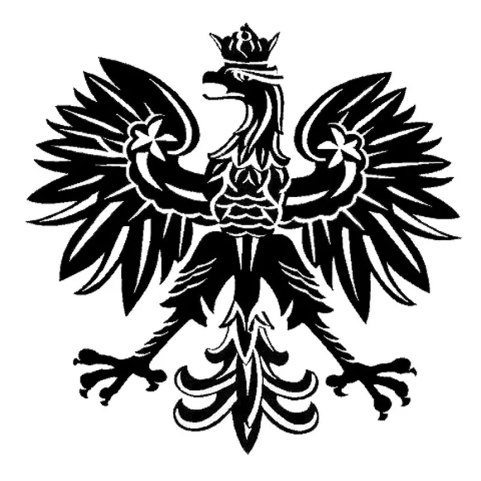 Poolse Adelaar - autosticker - 15,2 * 15,1 cmStickers