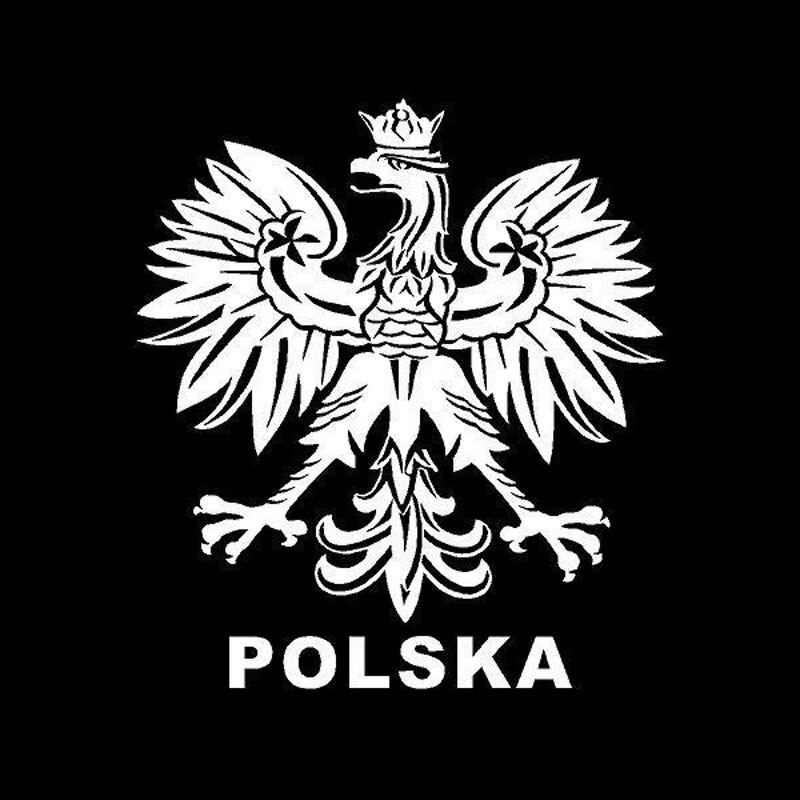 Polsk Eagle / POLSKA - bilklistremerke