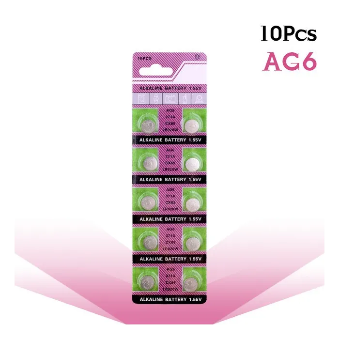 AG6 371 D371 605 SR920SW SR69 - alkaliparisto - 10 kpl