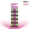 AG6 371 D371 605 SR920SW SR69 - alkaline button battery - 10 piecesBattery