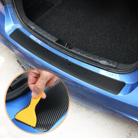 Bakre støtfangerbeskytter - karbonfiber-klistremerke
