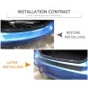 Rear bumper protector - carbon fiber stickerInterior parts