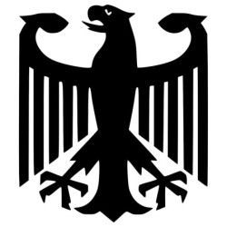 German Eagle - vinylbilklistremerke