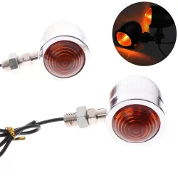 Indicatori di direzione per moto - indicatori - 12V - 2 pezzi