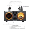 AIYIMA T9 PRO - Amplificador de áudio APTX HD Bluetooth - 100W * 2 - HiFi Estéreo com medidor VU