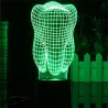 Ząb 3D - lampa LED RGB - USB - światło dotykoweOświetlenie sceniczne i eventowe