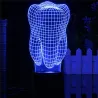3D Tooth RGB LED lamp - USB - touch-lightStage & events lighting