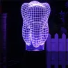 3D Tooth RGB LED lamp - USB - touch-lightStage & events lighting