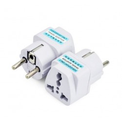 UK / US / AU til EU - strømplugg - omformer - adapter
