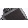 LED solcellelampe - PIR bevægelsessensor - dual head spotlight - vandtæt væglampe