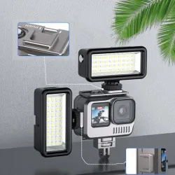 Boitier aluminium pour GoPro 9 - 10 -11 - étanche - sous l'eau 40M - protection