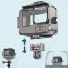 Aluminum case for GoPro 9 - 10 -11 - waterproof - underwater 40M - protectionProtection