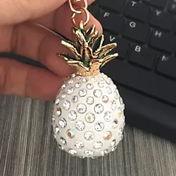 Ananas en cristal - porte-clés