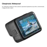 Protective silicone case for GoPro Hero 9 - 10 - 11 - 12 - black tempered glass screen protectorProtection