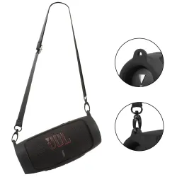 Altavoz BluetoothJBL Charge 5 - Funda protectora de silicona suave para altavoz Bluetooth con correa