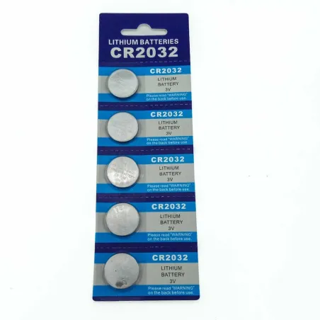 CR2032 BR2032 DL2032 ECR2032 CR 2032 3V litiumknappbatteri 5 stk.