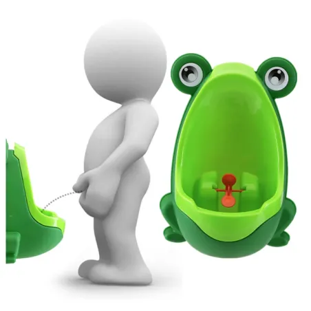 Treinamento de xixi para meninos - ensinando penico - desenho de sapo