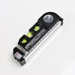 Uniwersalny laser poziomujący - miarka pozioma / pionowaPrzyrządy pomiarowe