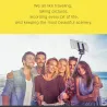 Perche à selfie 3 en 1 - sans fil - Bluetooth - monopode portable pliable - trépied - avec télécommande