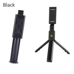 Perche à selfie 3 en 1 - sans fil - Bluetooth - monopode portable pliable - trépied - avec télécommande