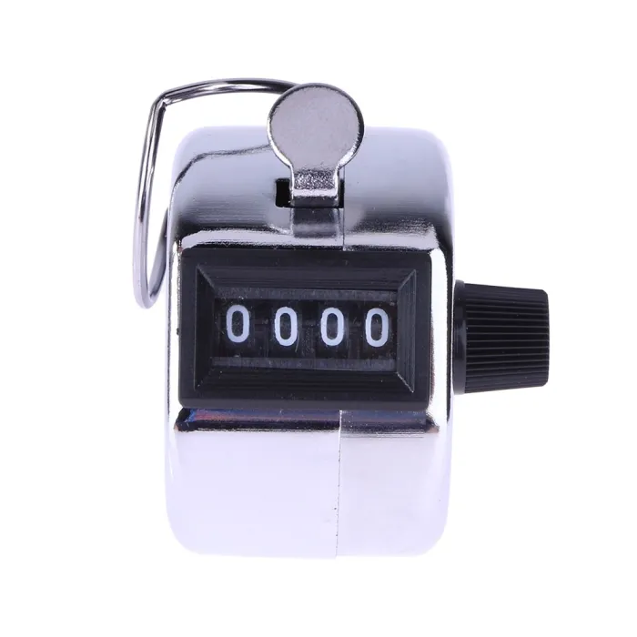 Mini digital håndtæller - 4-cifret tal