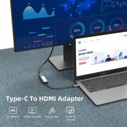 USB Type-C till HDMI-adapter - USB 3.1 USB-C till HDMI - omvandlare - för bärbara datorer / smartphones