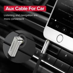 Ugreen AUX -äänikaapeli - liitin 3,5mm - 0,5m - 1m - 1,5m - 2m - 3m - 5m