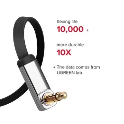 Kabel audio Ugreen AUX - jack 3,5mm - 0,5m - 1m - 1,5m - 2m - 3m - 5mKable