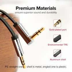 Ugreen AUX audio cable - jack 3.5mm - 0.5m - 1m - 1.5m - 2m - 3m - 5mCables