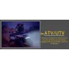 12V - 18W - Projecteur de travail LED pour moto - bateau - voiture 4x4 - SUV - ATV - spot / projecteur - 2 pièces