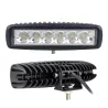 12V - 18W - Projecteur de travail LED pour moto - bateau - voiture 4x4 - SUV - ATV - spot / projecteur - 2 pièces