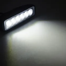 12V - 18W - Projecteur de travail LED pour moto - bateau - voiture 4x4 - SUV - ATV - spot / projecteur - 2 pièces