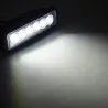 12V - 18W - Projecteur de travail LED pour moto - bateau - voiture 4x4 - SUV - ATV - spot / projecteur - 2 pièces