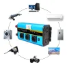 DC 12V a AC 220V 230V - 12000W - inverter solare sinusoidale - display LCD della tensione - telecomando wireless