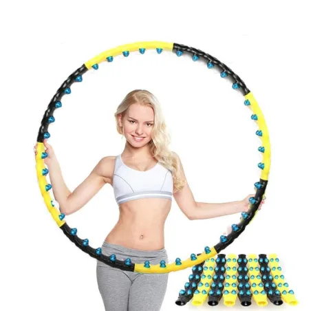 Zweireihiger magnetischer Hula-Hoop-Reifen – Fitness-Massage – Cardio-Gerät