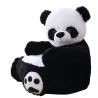 Panda shaped small sofa - seat - plush toy - for childrenCuddly toys