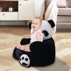 Petit canapé en forme de panda - siège - peluche - pour enfants