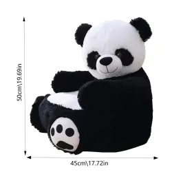 Divanetto a forma di panda - seduta - peluche - per bambini