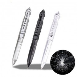 Selvforsvar taktisk penn - nødverktøy - universal - aluminium
