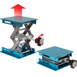100x100mm - aluminiowy stół podnośny - laboratorium grawerowania drewna - stojak podnoszący - platformaElektronika & Narzędzia