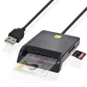 UTHAI - Smartkortleser - for bankkort / SIM / IC / ID / EMV / SD / TF / MMC / USB - ISO / Windows / Linux / OS
