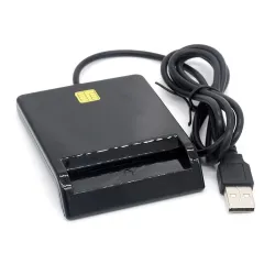UTHAI - Smartkortleser - for bankkort / SIM / IC / ID / EMV / SD / TF / MMC / USB - ISO / Windows / Linux / OS
