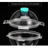 Isbitform i plast - rund ball - 5cm