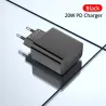 20W - PD - hurtiglader - USB C - for iPhone / iPad