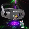 Mini lampe de scène - projecteur laser - avec télécommande - RVB - LED - 96 motifs