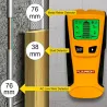 3 in 1 - stud center finder metal / AC live wire detectorMeasurement