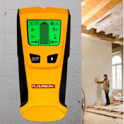 3 en 1 – détecteur de centre de goujons en métal/détecteur de fil sous tension AC