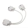 VGA SVGA - 1 - 2 näyttöä - uros - 2 kaksoisnaaras Y - 15 pin - sovitin - jakajakaapeli