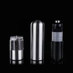 Electric salt / pepper mill grinder - stainless steelMills - Grinders